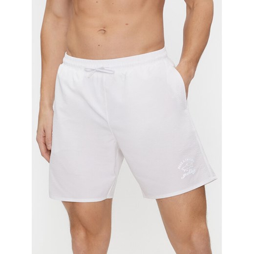 Paul&Shark Szorty kąpielowe 22415031 Biały Regular Fit ze sklepu MODIVO w kategorii Kąpielówki - zdjęcie 182725441