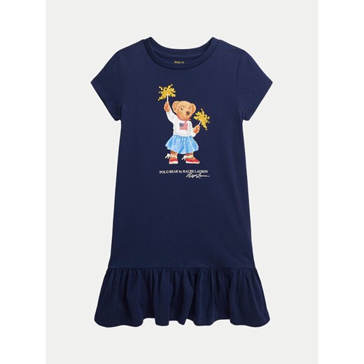 Polo Ralph Lauren Sukienka codzienna 312953280001 Granatowy Regular Fit ze sklepu MODIVO w kategorii Sukienki dziewczęce - zdjęcie 182725504