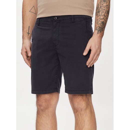 Guess Szorty materiałowe M4GD13 WG3OA Granatowy Chino Fit ze sklepu MODIVO w kategorii Spodenki męskie - zdjęcie 182725524