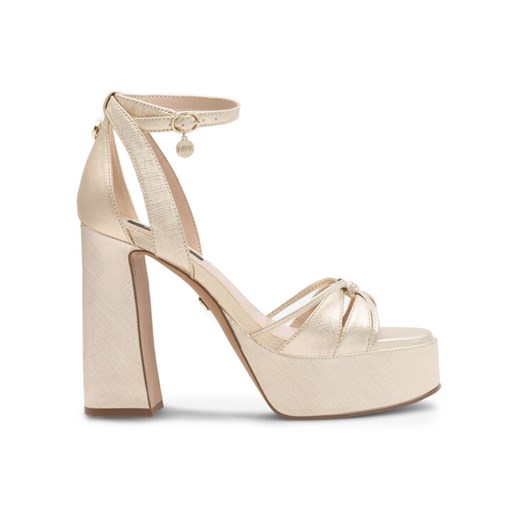 Nine West Sandały AAHIDA ZL23002CC Złoty ze sklepu MODIVO w kategorii Sandały damskie - zdjęcie 182725540