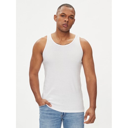 Jack&Jones Tank top Havana 12251771 Biały Regular Fit ze sklepu MODIVO w kategorii T-shirty męskie - zdjęcie 182725564