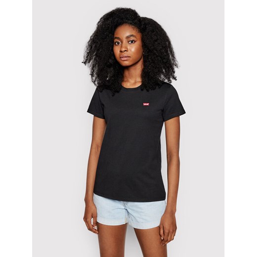 Levi's® T-Shirt Perfect Tee 39185-0008 Czarny Regular Fit ze sklepu MODIVO w kategorii Bluzki damskie - zdjęcie 182725581