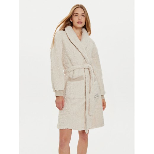 DKNY Szlafrok YI10022 Beżowy ze sklepu MODIVO w kategorii Szlafroki damskie - zdjęcie 182725622