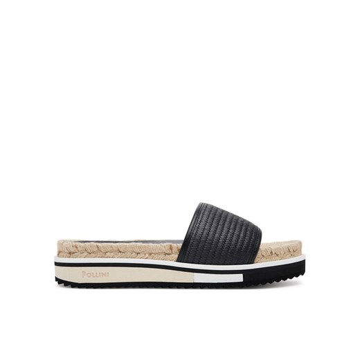 Pollini Espadryle SA28295G0MTN100A Czarny ze sklepu MODIVO w kategorii Espadryle damskie - zdjęcie 182725632