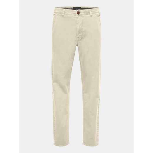 Blend Chinosy 20716448 Beżowy Slim Fit ze sklepu MODIVO w kategorii Spodnie męskie - zdjęcie 182725662