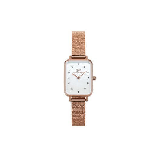 Daniel Wellington Zegarek Quadro Lumine Pressed Piano DW00100578 Złoty ze sklepu MODIVO w kategorii Zegarki - zdjęcie 182725731