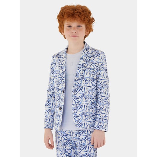 Guess Marynarka L4RN02 WFYJ0 Biały Regular Fit ze sklepu MODIVO w kategorii Marynarki i garnitury chłopięce - zdjęcie 182725774
