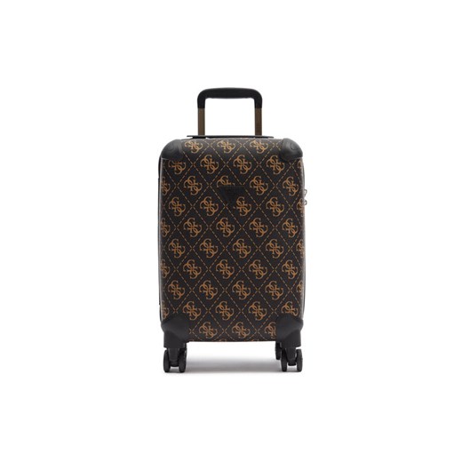 Guess Walizka kabinowa Berta (S) Travel TWS868 89830 Brązowy ze sklepu MODIVO w kategorii Walizki - zdjęcie 182725810