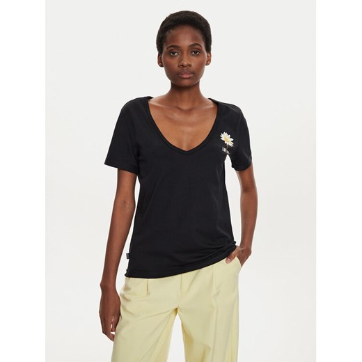 Desigual T-Shirt Vini 24WWTK41 Czarny Regular Fit ze sklepu MODIVO w kategorii Bluzki damskie - zdjęcie 182725820