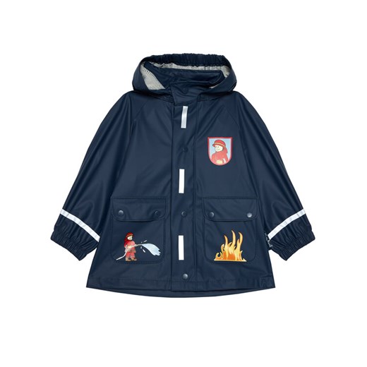 Playshoes Kurtka przeciwdeszczowa 408590 M Granatowy Regular Fit ze sklepu MODIVO w kategorii Kombinezony i kurtki - zdjęcie 182725840