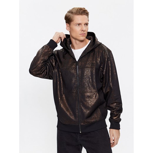 Hugo Bluza Detallao 50498288 Czarny Regular Fit ze sklepu MODIVO w kategorii Bluzy męskie - zdjęcie 182725854