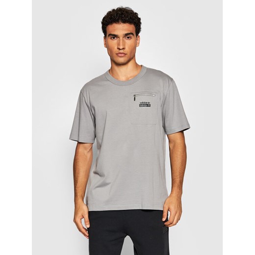 adidas T-Shirt R.Y.V. H11470 Szary Loose Fit S MODIVO