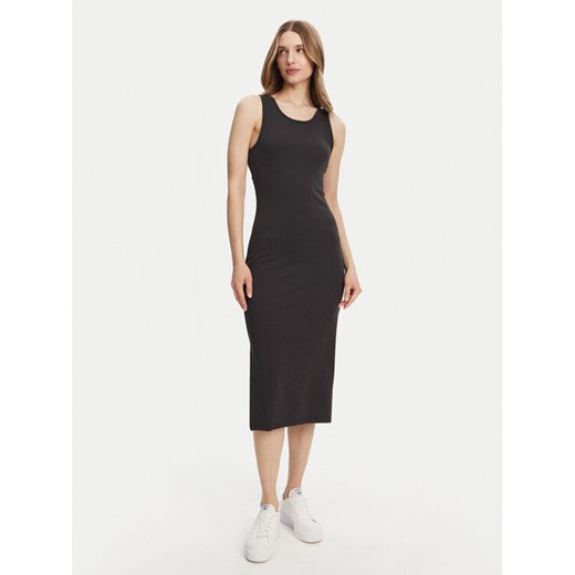 Roxy Sukienka letnia ERJKD03512 Szary Regular Fit ze sklepu MODIVO w kategorii Sukienki - zdjęcie 182725893