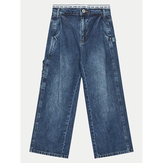 Guess Jeansy J5RA12 D45E0 Niebieski Regular Fit ze sklepu MODIVO w kategorii Spodnie dziewczęce - zdjęcie 182725900