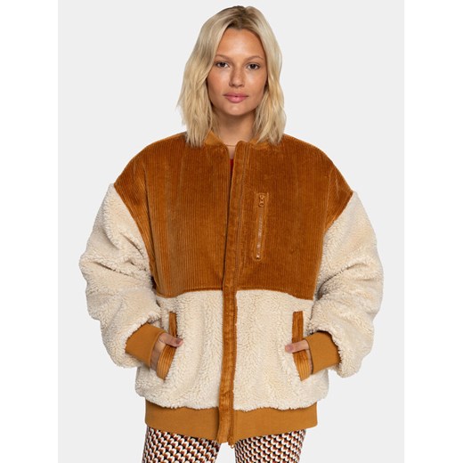 Billabong Kurtka bomber Wave Melody EBJJK00114 Écru Regular Fit ze sklepu MODIVO w kategorii Kurtki damskie - zdjęcie 182725961