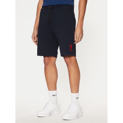 U.S. Polo Assn. Szorty sportowe MUP3355 Granatowy Regular Fit ze sklepu MODIVO w kategorii Spodenki męskie - zdjęcie 182726013