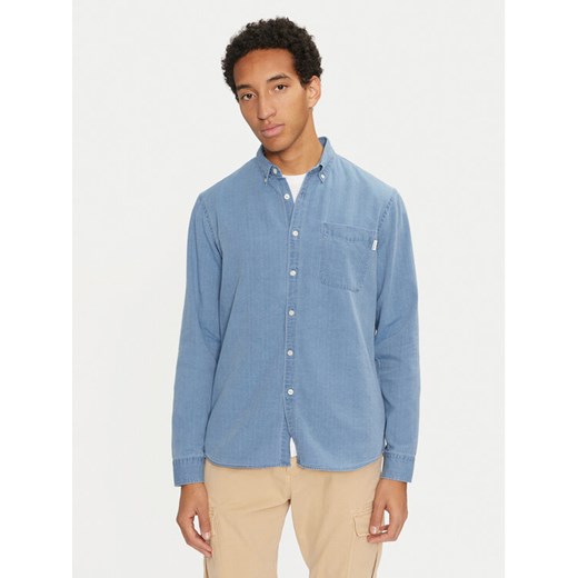 Pepe Jeans Koszula jeansowa Maison PM308712 Niebieski Regular Fit ze sklepu MODIVO w kategorii Koszule męskie - zdjęcie 182726014