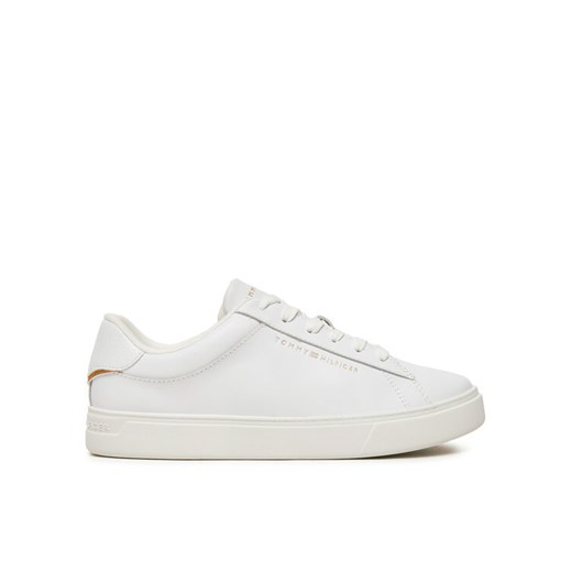 Tommy Hilfiger Sneakersy Essential Court FW0FW08320 Biały ze sklepu MODIVO w kategorii Buty sportowe damskie - zdjęcie 182726120