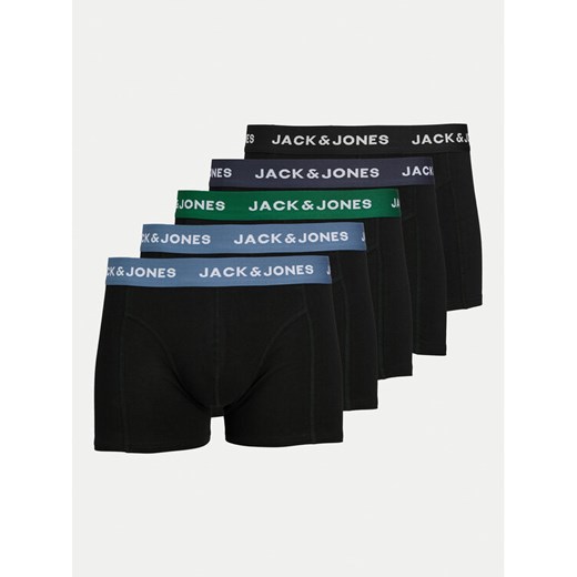 Jack&Jones Komplet 5 par bokserek 12254366 Czarny ze sklepu MODIVO w kategorii Majtki męskie - zdjęcie 182726122