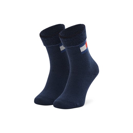 Tommy Hilfiger Skarpety Wysokie Dziecięce 701220271 Granatowy ze sklepu MODIVO w kategorii Skarpetki dziecięce - zdjęcie 182726142
