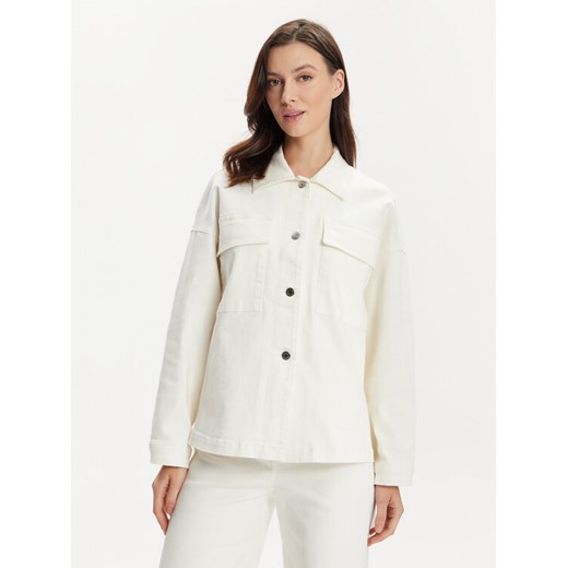 MAX&Co. Kurtka jeansowa Cesare 2416041023200 Écru Regular Fit ze sklepu MODIVO w kategorii Kurtki damskie - zdjęcie 182726144