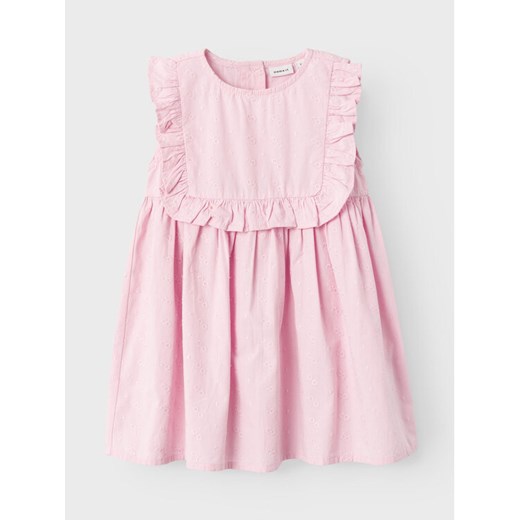 NAME IT Sukienka letnia Delana 13227285 Różowy Regular Fit ze sklepu MODIVO w kategorii Sukienki niemowlęce - zdjęcie 182726162