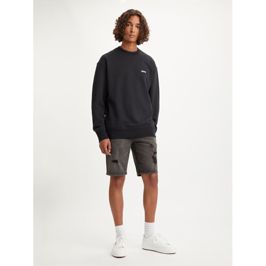 Levi's® Szorty jeansowe 398640099 Czarny Straight Fit ze sklepu MODIVO w kategorii Spodenki męskie - zdjęcie 182726193