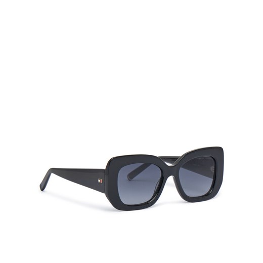 Tommy Hilfiger Okulary przeciwsłoneczne 2224/S 207864 Czarny ze sklepu MODIVO w kategorii Okulary przeciwsłoneczne damskie - zdjęcie 182726224