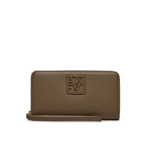 Armani Exchange Portfel damski XW000361 AF11902 U6252 Brązowy ze sklepu MODIVO w kategorii Portfele damskie - zdjęcie 182726240