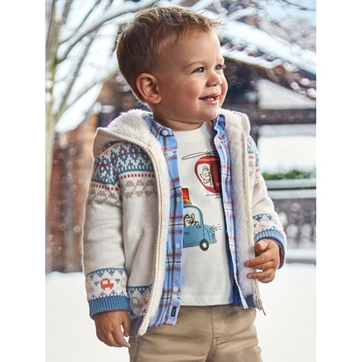 Mayoral Sweter 2319 Beżowy Regular Fit ze sklepu MODIVO w kategorii Bluzy i swetry - zdjęcie 182726323