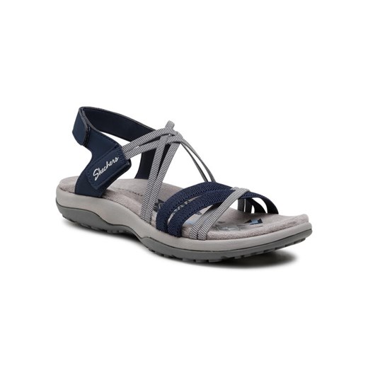 Skechers Sandały Takes Two 163112/NVY Granatowy ze sklepu MODIVO w kategorii Sandały damskie - zdjęcie 182726351