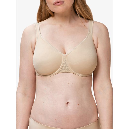 Triumph Biustonosz z fiszbiną Comfort Minimizer 10166827 Beżowy ze sklepu MODIVO w kategorii Biustonosze - zdjęcie 182726392