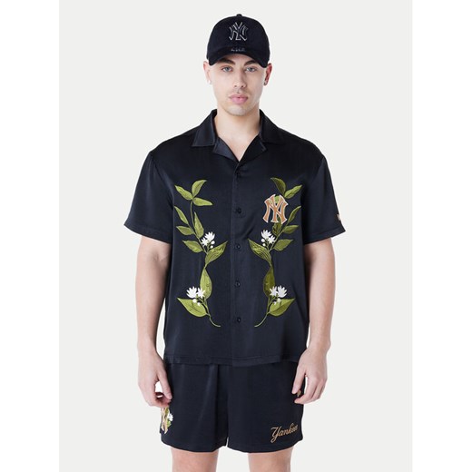 New Era Koszula New York Yankees Floral Revere 60596374 Czarny Regular Fit ze sklepu MODIVO w kategorii Koszule męskie - zdjęcie 182726402