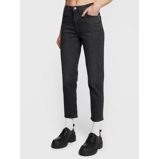 Lee Jeansy Carol L30UBBPG 112318862 Czarny Regular Fit ze sklepu MODIVO w kategorii Jeansy damskie - zdjęcie 182726411
