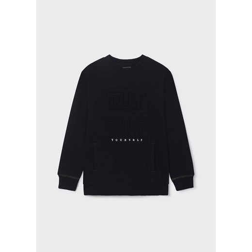 Mayoral Bluza 7450 Czarny Regular Fit ze sklepu MODIVO w kategorii Bluzy chłopięce - zdjęcie 182726422