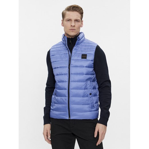 Boss Kamizelka Odeno1 50505255 Fioletowy Slim Fit ze sklepu MODIVO w kategorii Kamizelki męskie - zdjęcie 182726520