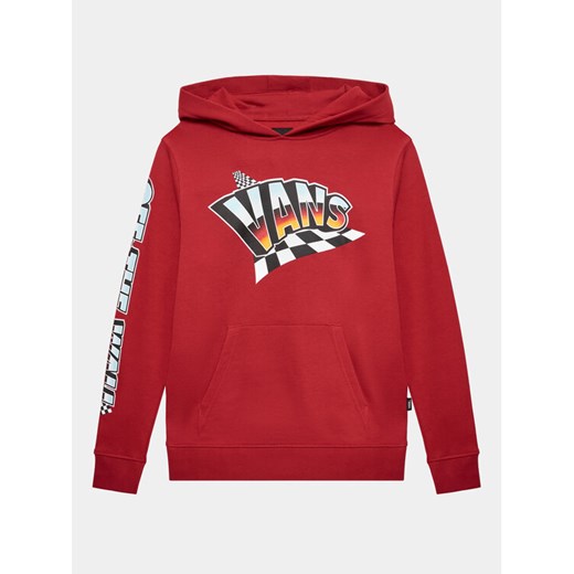 Vans Bluza Hole Shot Po VN00087W Czerwony Regular Fit ze sklepu MODIVO w kategorii Bluzy męskie - zdjęcie 182726532