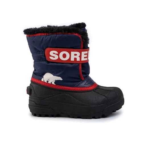 Sorel Śniegowce Childrens Snow Commander NC1960 Granatowy ze sklepu MODIVO w kategorii Buty zimowe dziecięce - zdjęcie 182726533