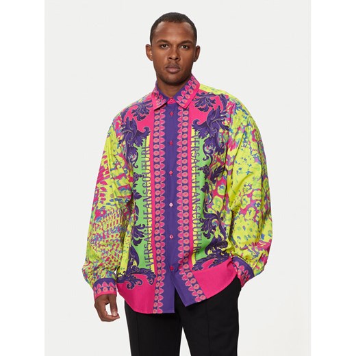 Versace Jeans Couture Koszula 76GAL21A Kolorowy Regular Fit ze sklepu MODIVO w kategorii Koszule męskie - zdjęcie 182726620