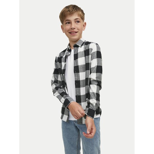 Jack&Jones Junior Koszula Gingham 12183050 Szary Regular Fit Jack&jones Junior 152 MODIVO