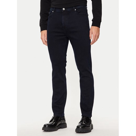 KARL LAGERFELD Jeansy 265860 544830 Granatowy Tapered Fit ze sklepu MODIVO w kategorii Jeansy męskie - zdjęcie 182726661