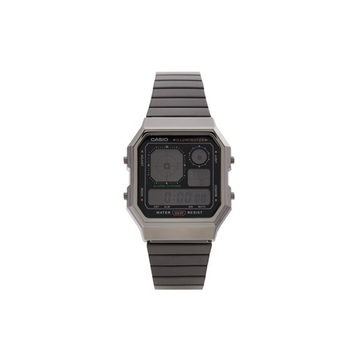 Casio Zegarek A130WEGG-1AEF Szary ze sklepu MODIVO w kategorii Zegarki - zdjęcie 182726750