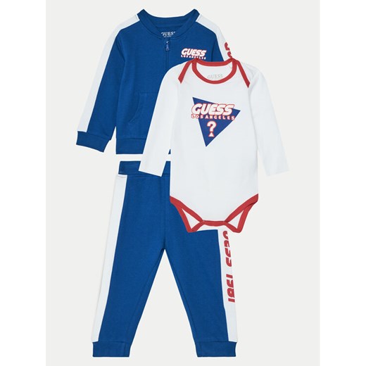 Guess Komplet dziecięcy P5RG03 KAN00 Granatowy Regular Fit ze sklepu MODIVO w kategorii Komplety niemowlęce - zdjęcie 182726763
