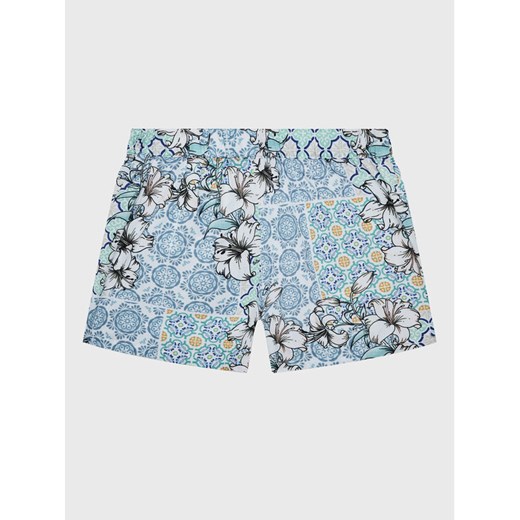 Guess Szorty materiałowe K3GD06 WFBN0 Niebieski Relaxed Fit ze sklepu MODIVO w kategorii Kąpielówki chłopięce - zdjęcie 182726773