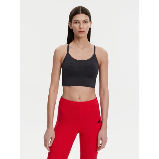 adidas by Stella McCartney Biustonosz sportowy Stella McCartney TrueStrength JJ1650 Szary Slim Fit ze sklepu MODIVO w kategorii Biustonosze - zdjęcie 182726780
