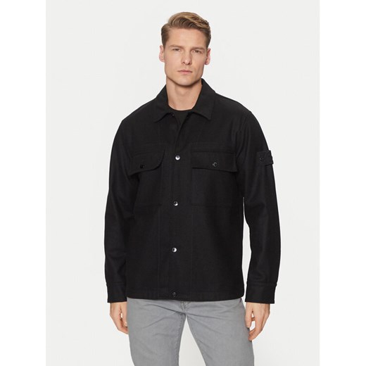 Stone Island Kurtka przejściowa 8115120F4 Czarny Regular Fit ze sklepu MODIVO w kategorii Kurtki męskie - zdjęcie 182726814