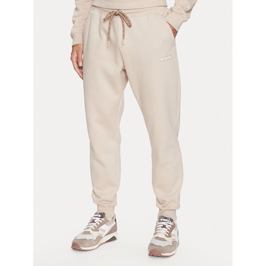 Columbia Spodnie dresowe Marble Canyon™ Heavyweight Fleece Pant Brązowy Regular Fit ze sklepu MODIVO w kategorii Spodnie męskie - zdjęcie 182726820