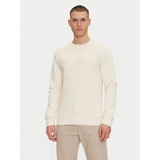 Timberland Bluza TB0A6VG6 Beżowy Regular Fit ze sklepu MODIVO w kategorii Bluzy męskie - zdjęcie 182726842