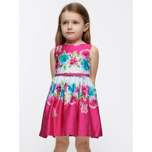 Mayoral Sukienka elegancka 3921 Różowy Regular Fit ze sklepu MODIVO w kategorii Sukienki dziewczęce - zdjęcie 182726872