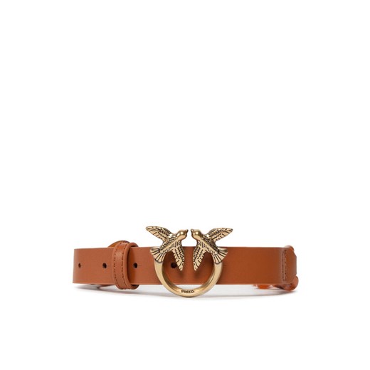 Pinko Pasek Damski Love Day Turtle Chain Belt H2 PE 22 PLT01 1H2113 Y85T Brązowy ze sklepu MODIVO w kategorii Paski damskie - zdjęcie 182726893